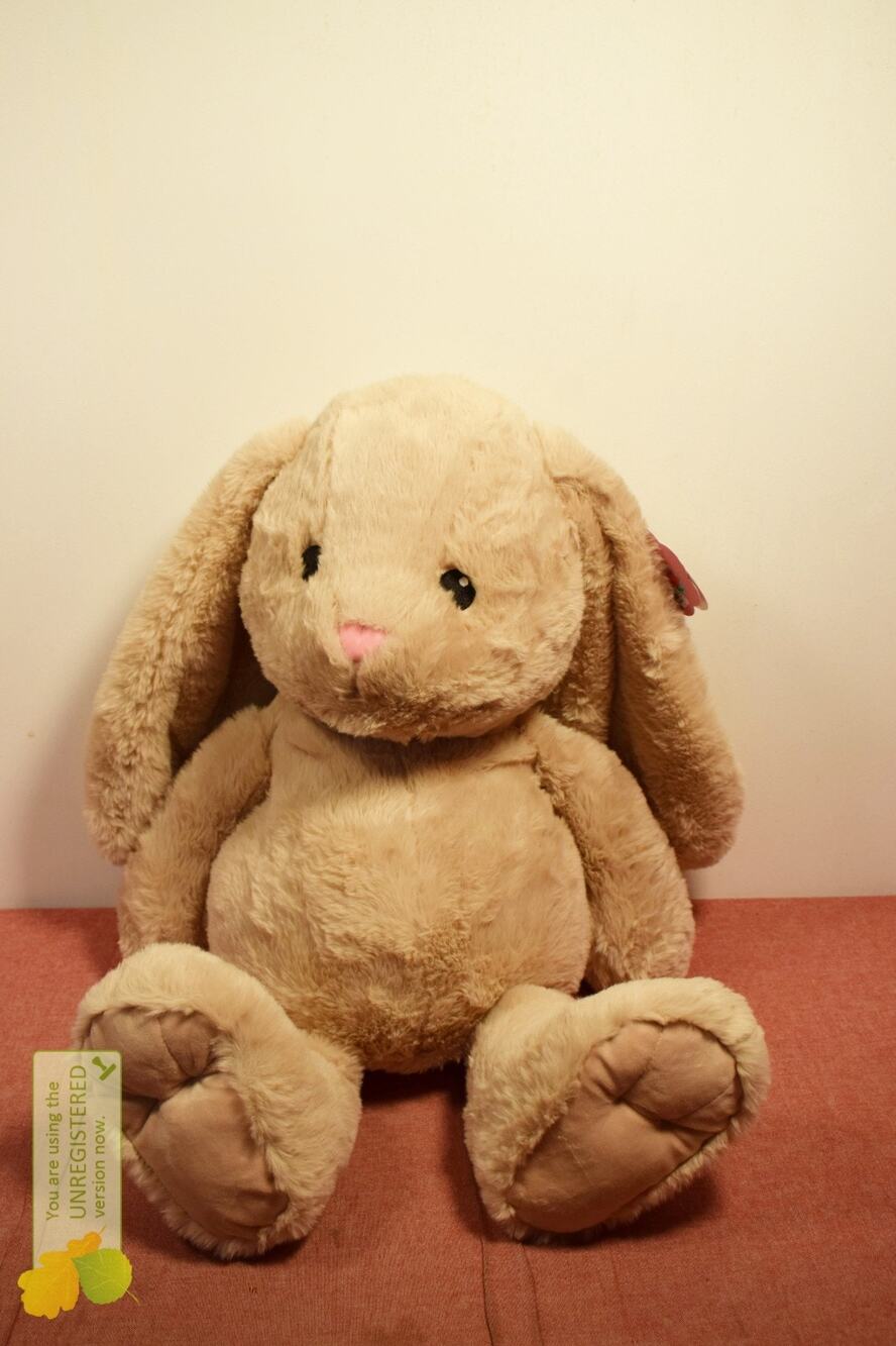 Gigglescape 18" Jumbo Tan Bunny Stuffed Animal